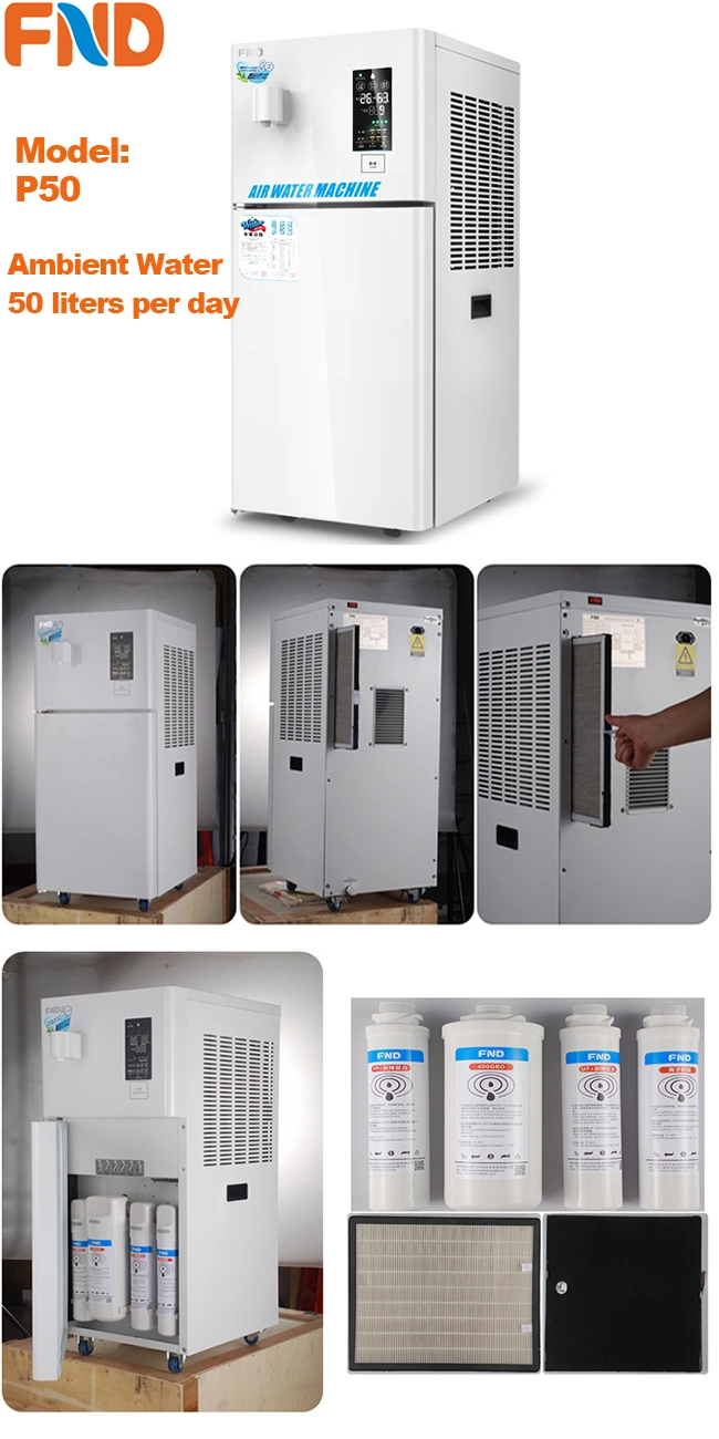AWG with Hot & Cold Water Dispenser for Island Use/Air water instead of bottled mineral water