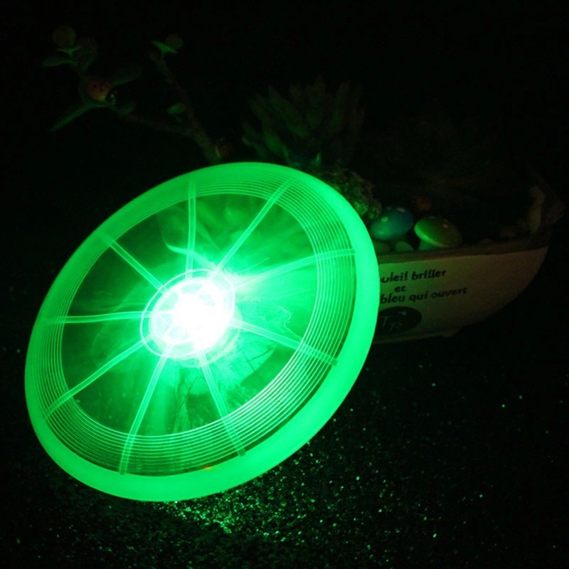 Pet Supplies Dog Toys LED Luminous Flying Disk Environmental Protection Material Dog Training Supplies Dog Chew Toys