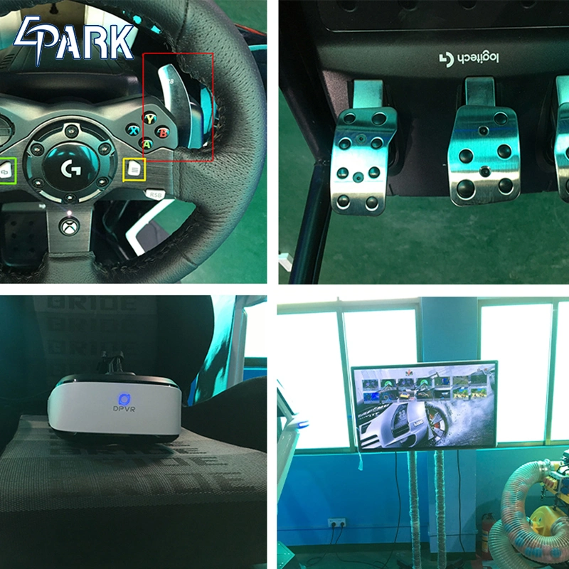 Virtual Reality Simulator Dynamic Platform Car Racing Simulator Vr Racing Ride Car