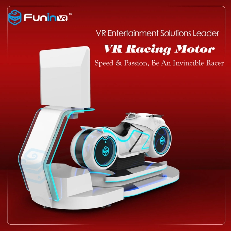 Funin Vr White Racing Motor Simulator Machine for 1 Player