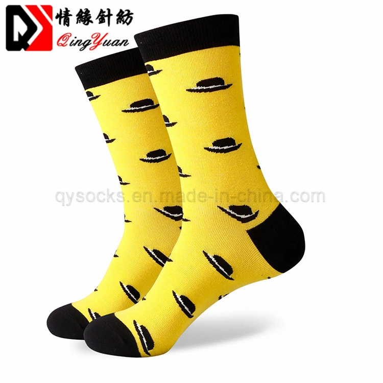 Yellow Series Men's Fashionable Men's Socks Are Rich and Colorful Man Socks