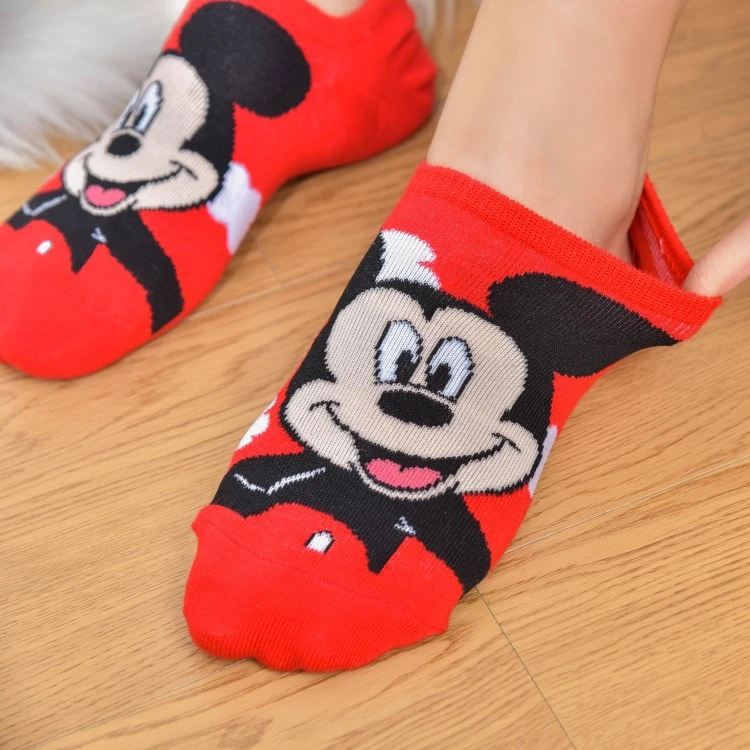 Summer Korea Socks Women Cartoon Mouse Socks Cute Animal Funny Ankle Socks Cotton Invisible Socks