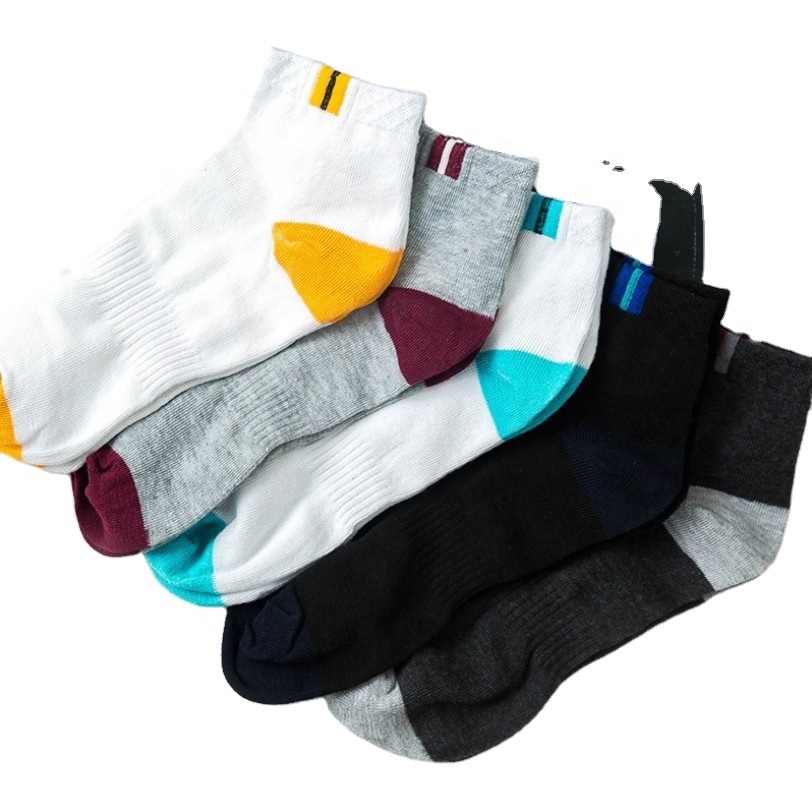 Custom Color Autumn Winter Socks New Cotton Men's Sports Ankle Socks