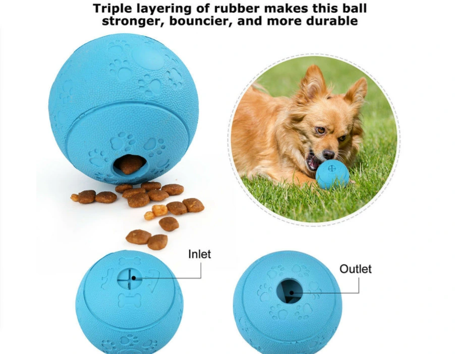 Durable Toy Rubber Chew Ball for Pet Dog Puppy Teething