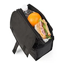 Customized Freezable Lunch Bag with Zip Closure Rolled up Stored in Freezer Gel Freeze Lunch Bag