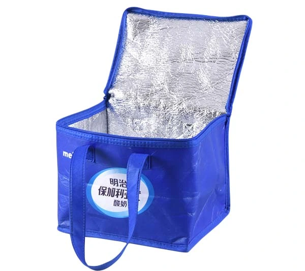 Reusable Non Woven Cooler Bag Lunch Picnic Thermal Bag Custom Milk Fresh Cooler Package Insulation Bag