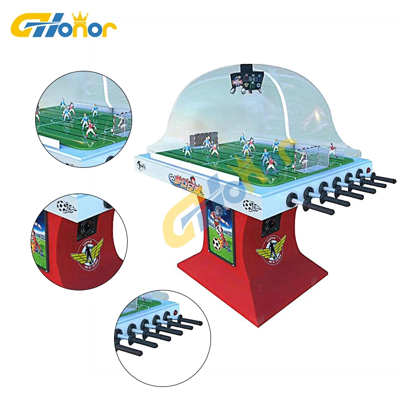 Luxury Coin Operated Foosball Game Machine Electronic Football Table Arcade Soccer Table Game Machine Arcade Game Machine for Indoor Playground