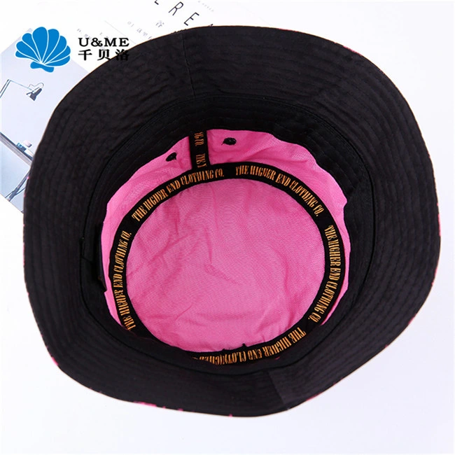 Promotional Cotton Twill Fishing Sublimated Print Bucket Hat