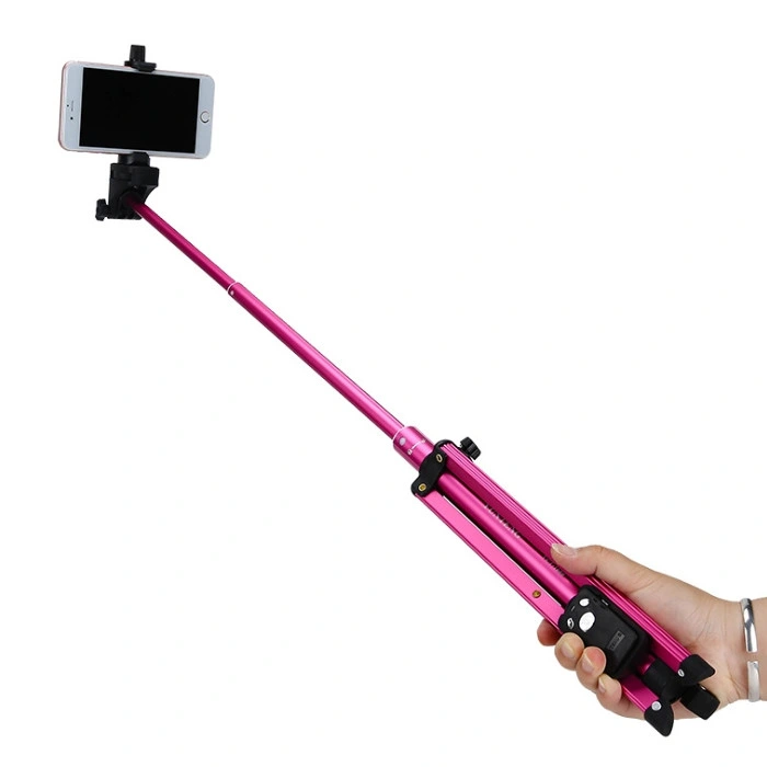 1688 Aluminium Palo Selfi Bluetooth Premium Selfie Stick with Zoom