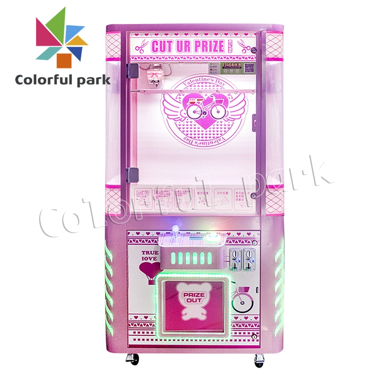 Colorful Park Scissors Machine Electronic Game Coin Slot Game Machine Arcade Game