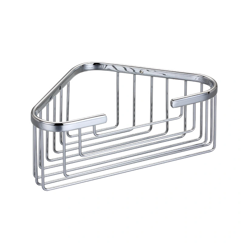 Bathroom Brass Stainless Steel Shower Basket Kitchen Shower Caddy