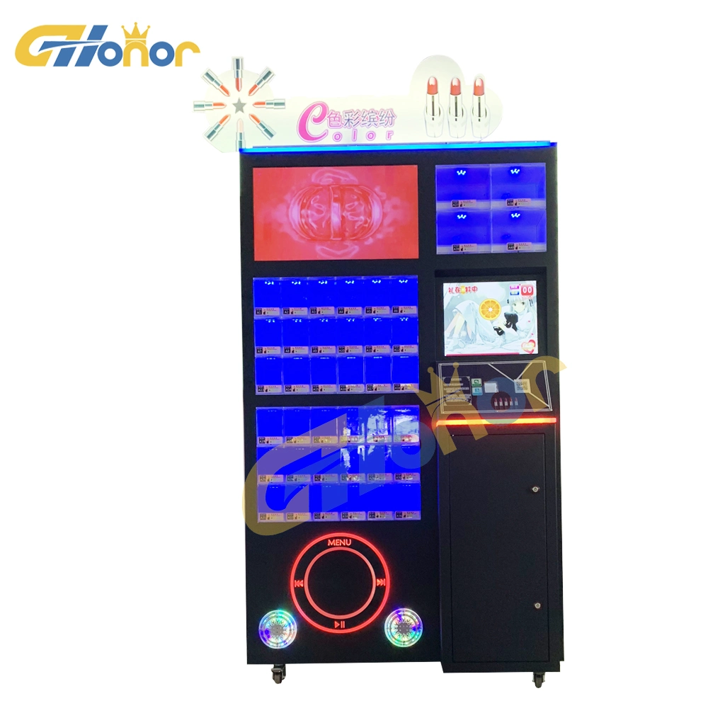 Entertainment Center Electronic Arcade Lipstick Vending Game Machine Makeup Vending Game Console Coin Pusher Vending Prize Game Machine Arcade Machine