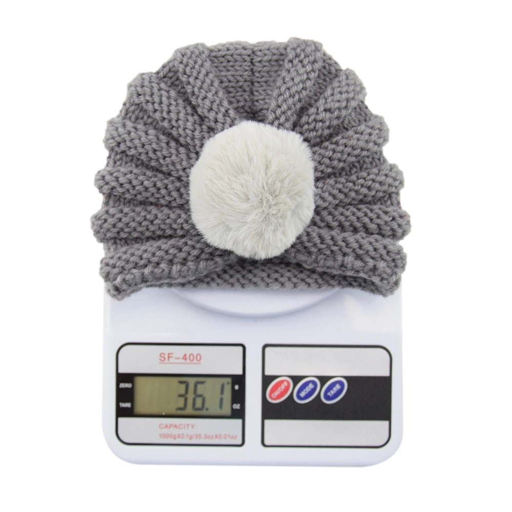 Fashion POM POM Winter Warm Cotton Knitted Beanie Kids Hat