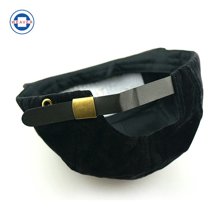 Black Flannelette Camper Cap Visor Cap Work Cap Outdoor Cap Baseball Cap Beach Cap