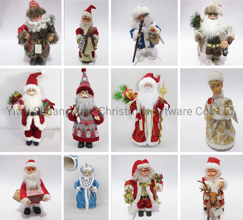 18'' Hotsale Christmas Electric Santa Claus Christmas Dolls Santa Claus Toys for Christmas Decoration