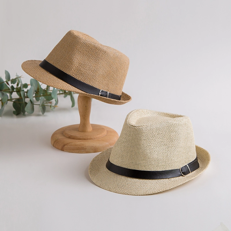 Parent-Child Straw Hat, Jazz Fringed Beach Hat, Kids Hats, Children Hats, Kids Straw Leather Cowboy Hats, Leather Belt Hats, Customized Logo Hats, Custom Hats