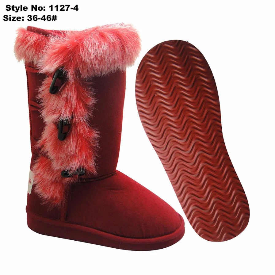 Adorable Women MID-Calf  Winter Boots Fully Lined with Faux Fur Inside