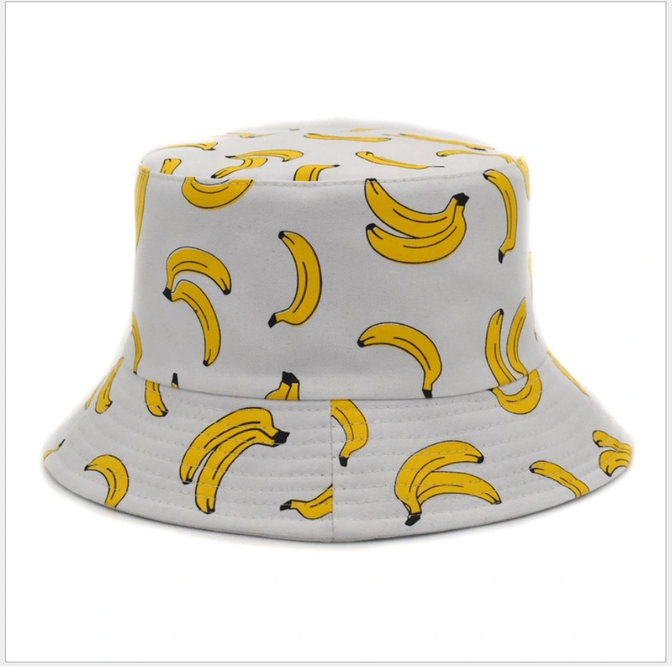 Banana Print Fisherman's Hat Summer Street Leisure Basin Hat