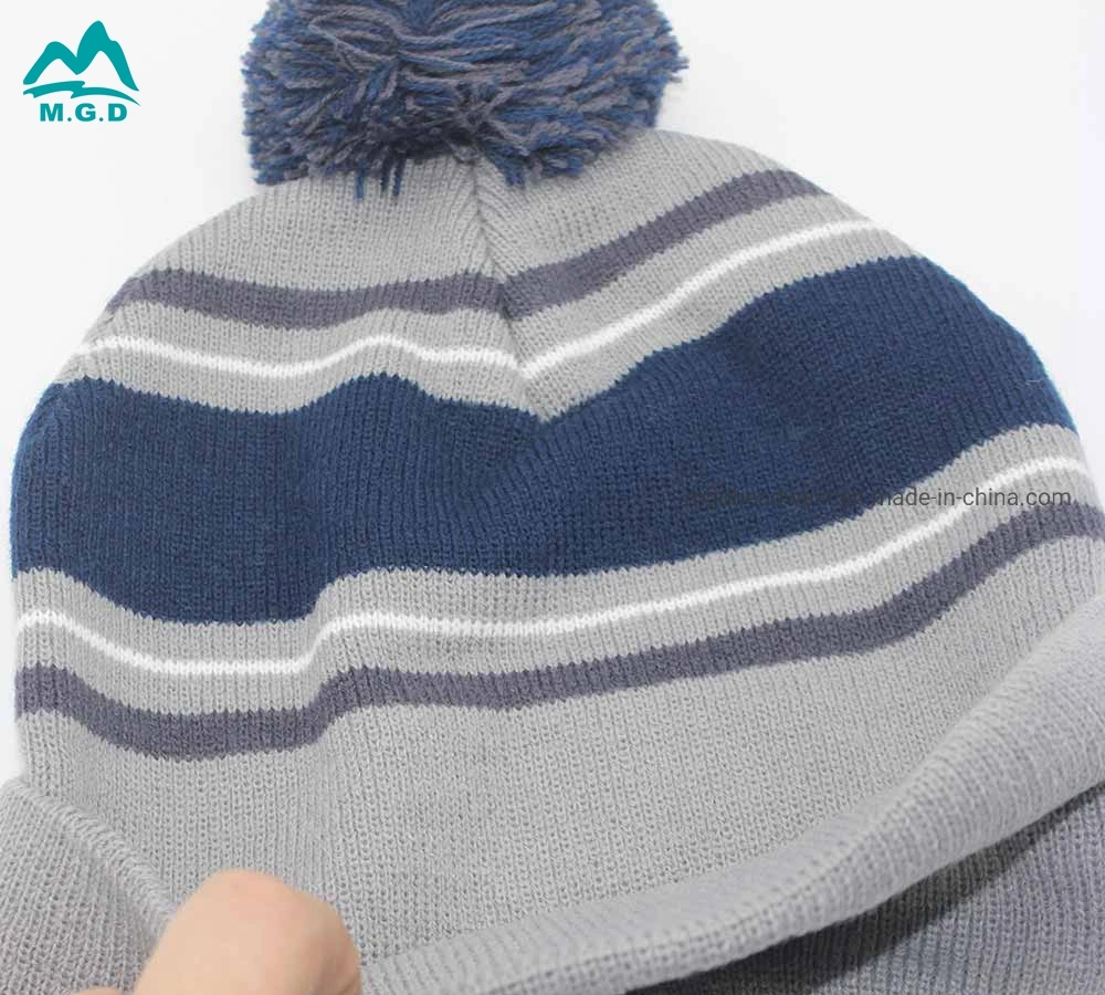 High Quality Unisex Beanie Hat Winter Hat Knitted Hat with Embroidery Winter Hat