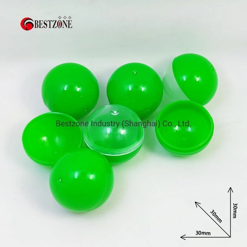 30mm Full Color Small Plastic Capsule Toys for Gashapon Gumball Toy Machine Price Container