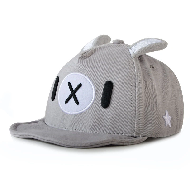 Cotton Twill Baby Lovely Animal Kids Hat Soft Children Cap with Embroidery