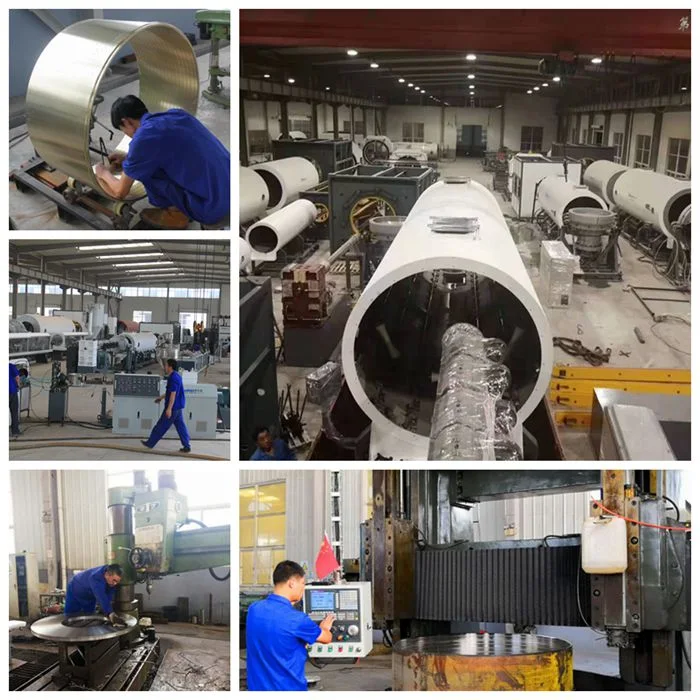 PE Pipe Casing Black Jacket Pre-Insulated Steel Pipe Thin Wall PE Pipe Extruder/Production Line/Making Machine (Dim. 365-1680mm)