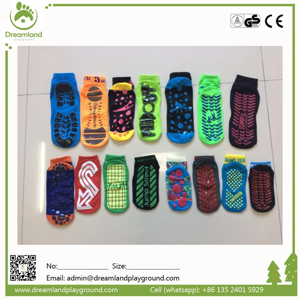 Cotton Colorful Non Slip Socks Cheap Soft Slipper Socks Socks for Trampoline Park