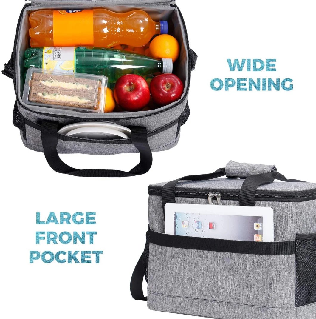 Soft-Sided Collapsible Cooler Bag Lunch Bag, Insulated Picnic Bag