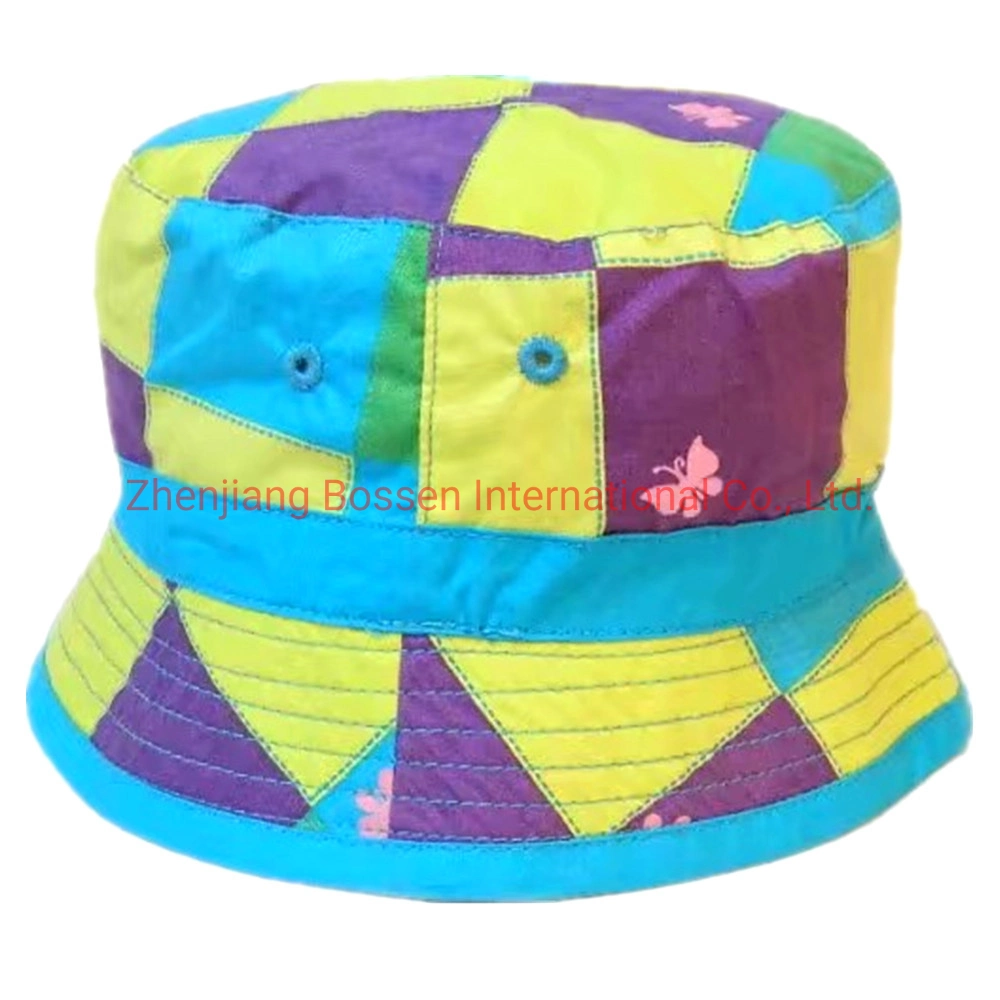 OEM Customized Design Print Cotton Sun Fisherman Bucket Hats