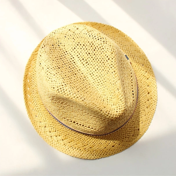 Fashion Summer Bucket Hat Straw Cap Mens Hat