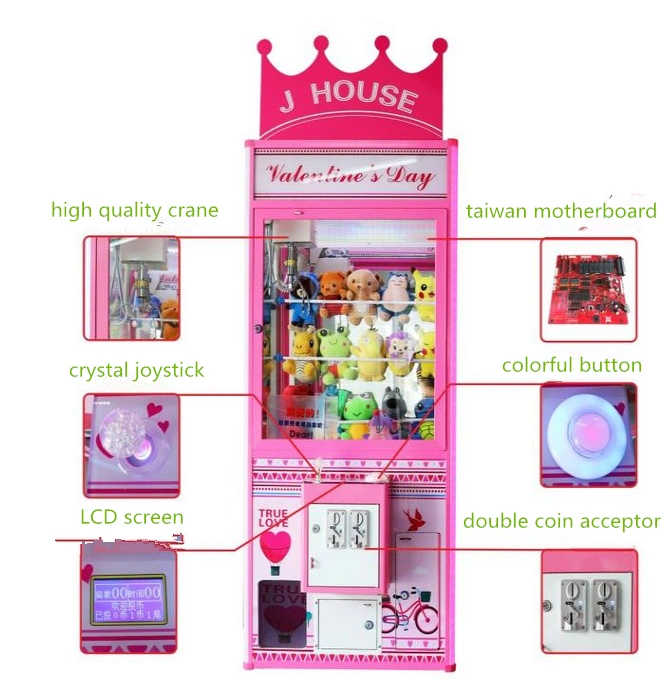 Wholesale British Style Doll Claw Crane Vending Toy Game Machine