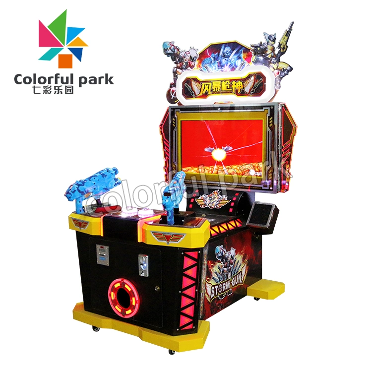 Colorful Park Coin Operated Game Machine Shooting Game Video Machine