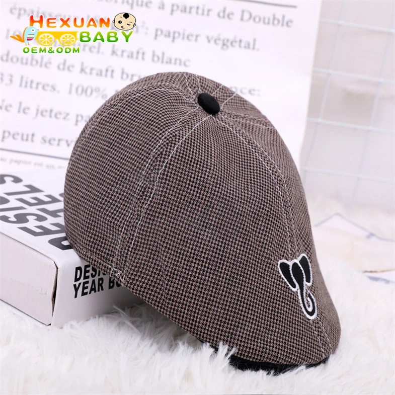 Children's Painter Hat Wool Cap Retro Parent-Child Toddler Kids Beret Hat