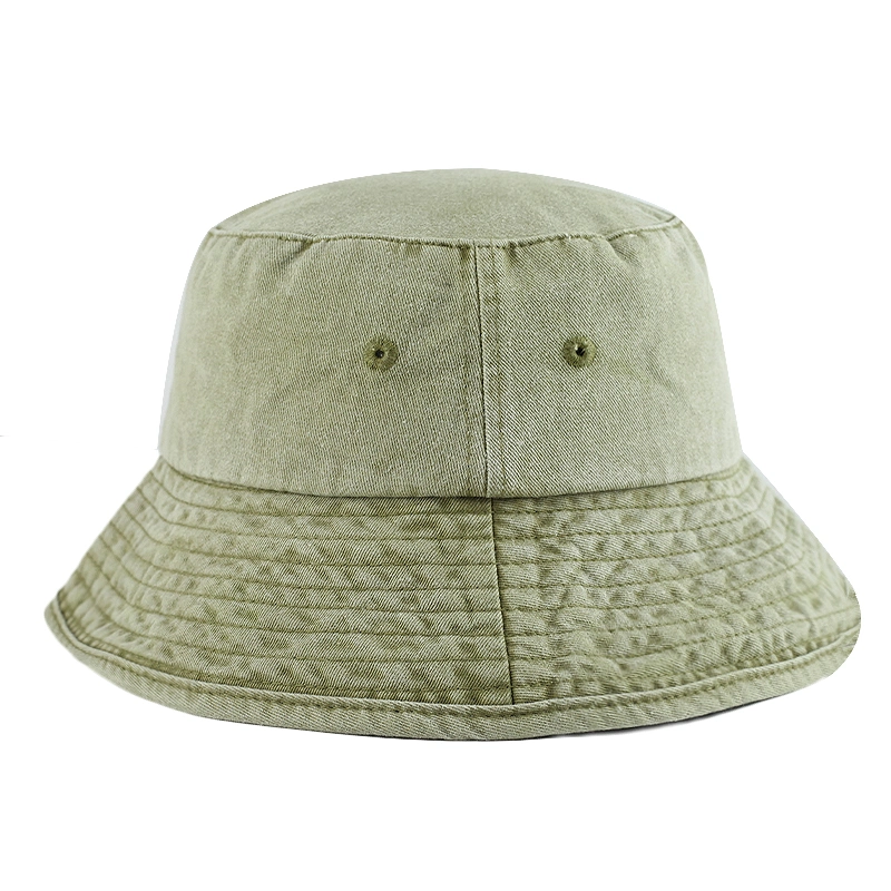 High Quality Washed Cotton Bucket Hat Fisherman Cap Custom Logo Fisherman Hat