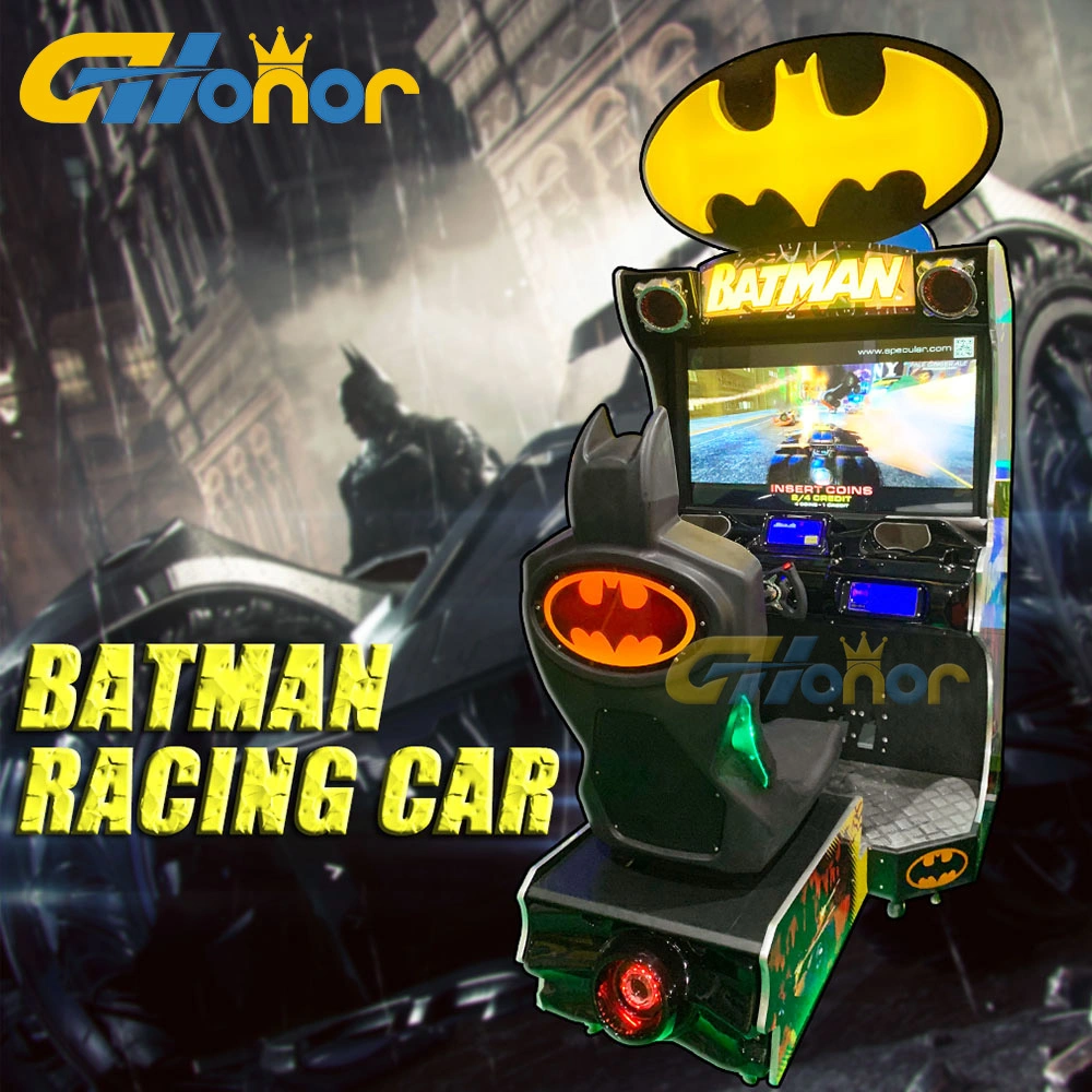 Luxury Design Batman Car Racing Simulator Video Racing Game Coin Operated Driving Car Game Machine Arcade Simulator Car Racing Game Machine for Sale