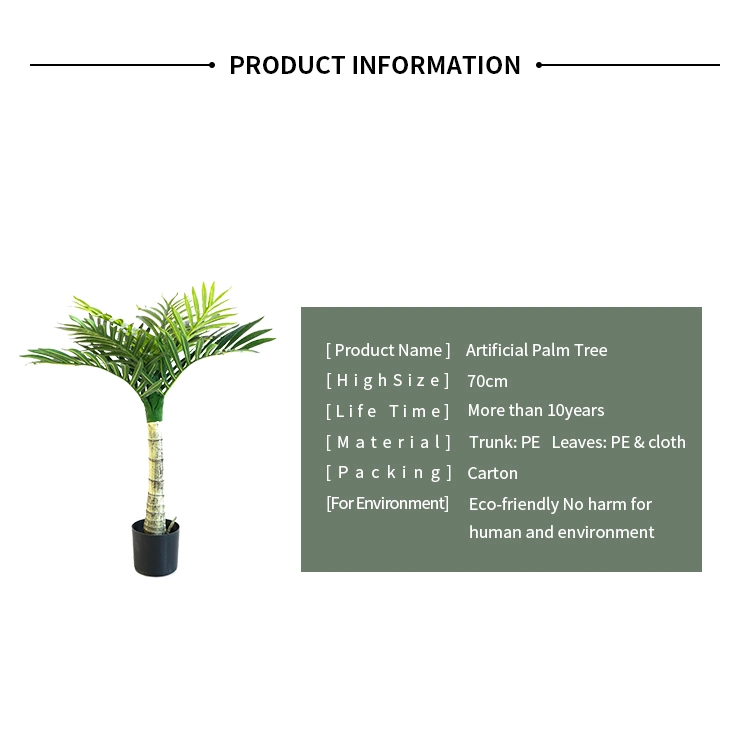 High-Quality Artificial Green Decorative Tree Palm Tree Artificial Plant