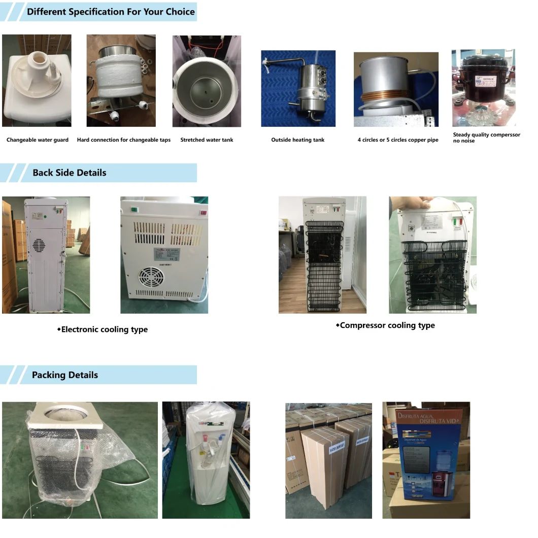 Hot and Cold and Normal Water Dispenser with Cabinet