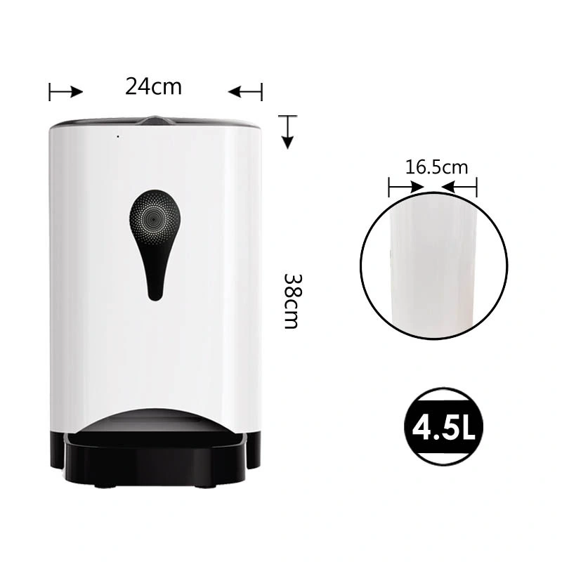 America Hot Sale Pet Cat Feeder WiFi Timed Quantification Automatic Food Feeder with Camera