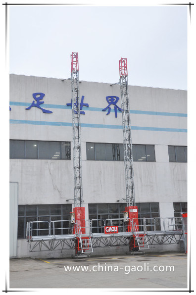 High Quality Aerial Work Platform Double Mast Climbing Work Platform