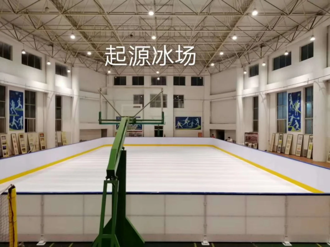 Ice Skating Flooring Mat UHMWPE Mobile Hockey Shooting Pad Synthetic Ice Hockey Rink