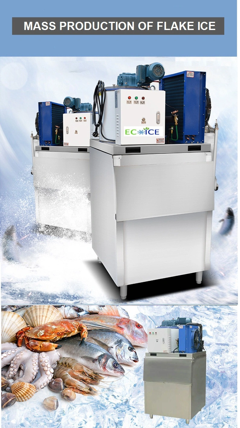2000kg Ice Maker Air Cooler Ice Flake Machine Maker