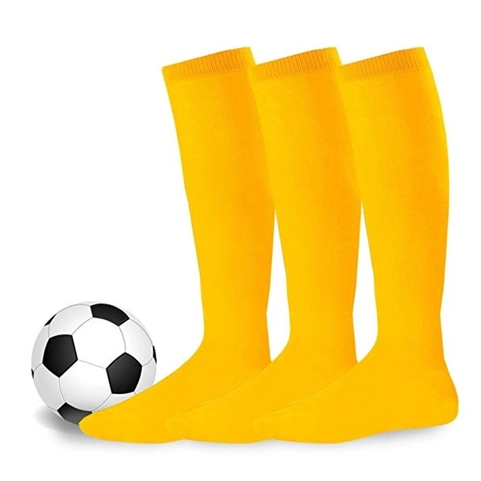 Custom Unisex Logo Protect Knee Long Soccer Elite Running Cycling Football Socks for Sports