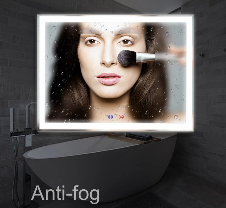 Fog-Free Bathroom Shower Room Wall Mounted LED Fogless Mirrors