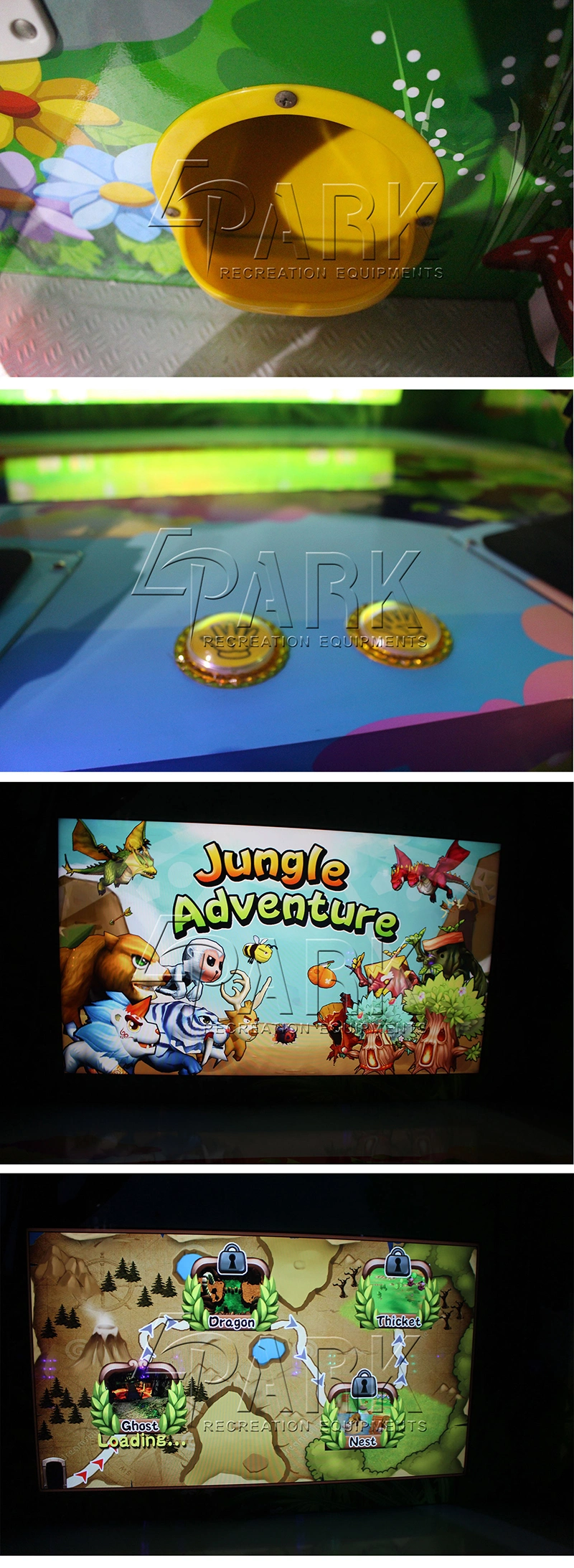 Commercial Jungle Adventure Shooting Arcade Indoor Game Machine Video Game Machine