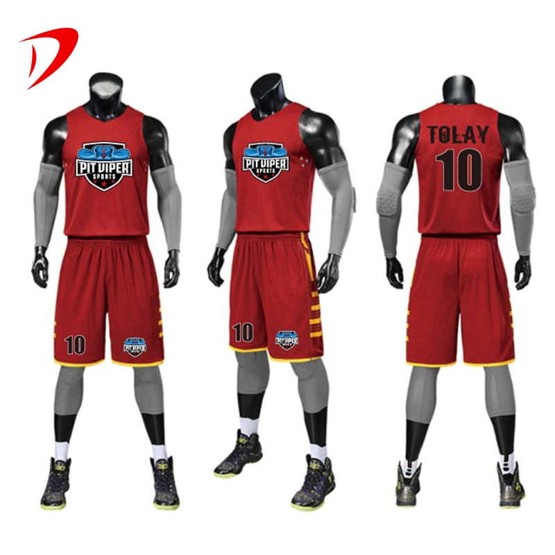 Basketball Team Uniforms Good Quality Uniforms Sublimation Jerseys Uniform Design Cheap Blank Basketball Team Set Kids