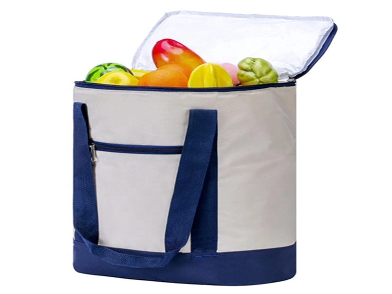 Canvas Insulated Thermal Bag Pinic Lunch Cooler Bag Cooler Bag for Frozen Food