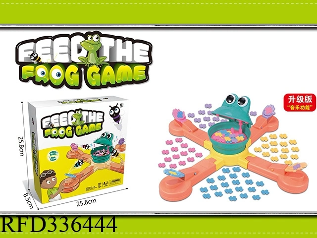 Funny Desktop Board Game Jumping Frog Toy Feeding Hungry Frog Toy Parent-Child Interactive Toys