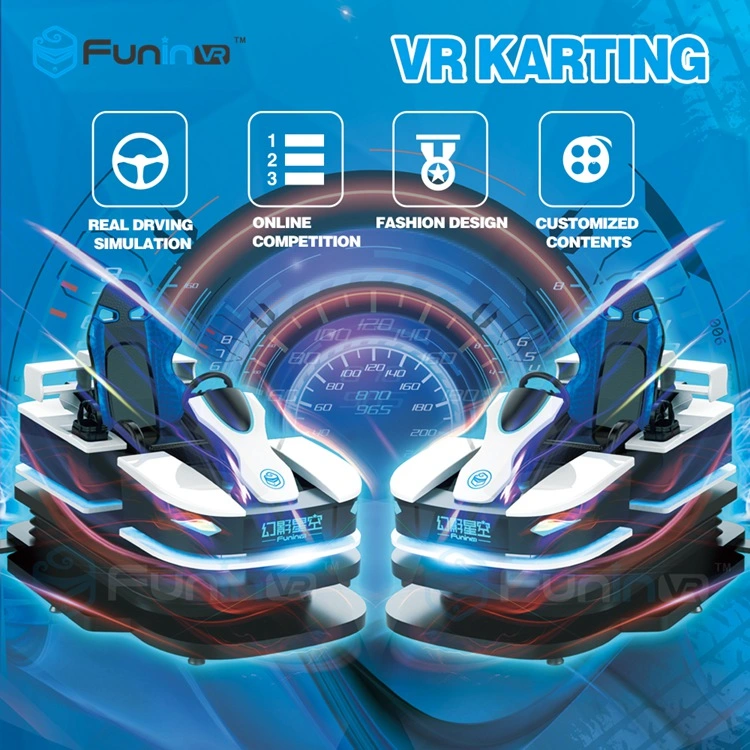 9d Virtual Reality Game Equipment Karting Racing Vr Driving Simulator Game Machine in Amusement Park