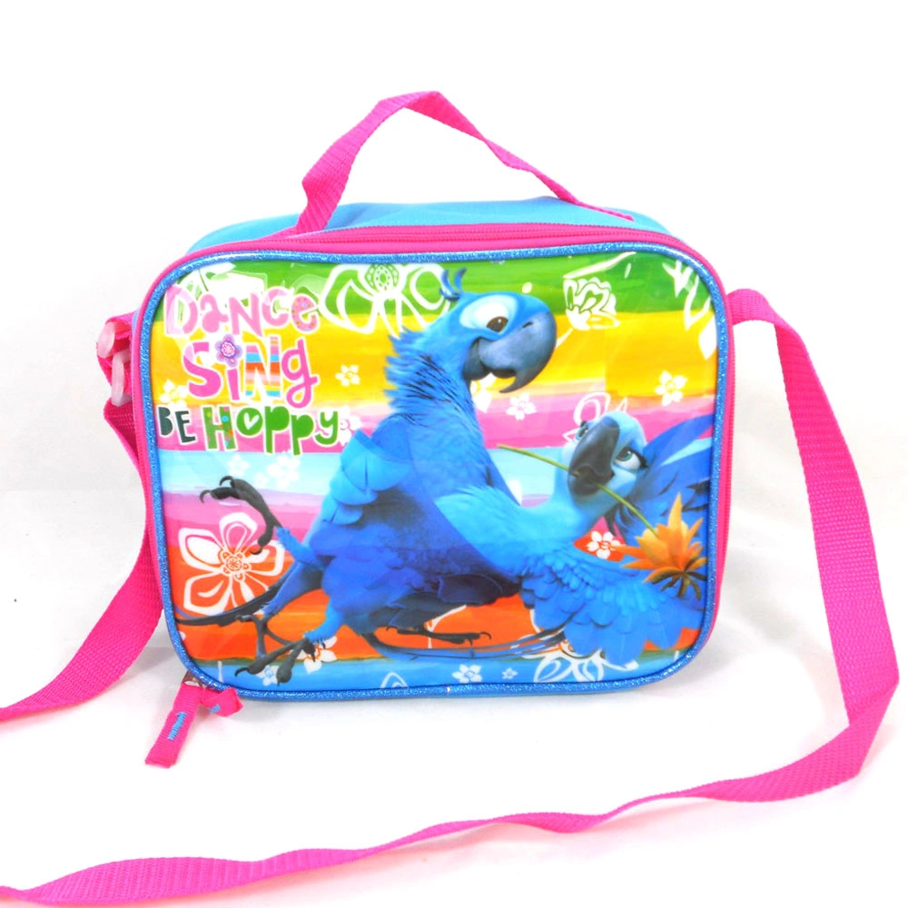 Girl School Kids Shoulder Cooler Lunch Kit Picnic Bag
