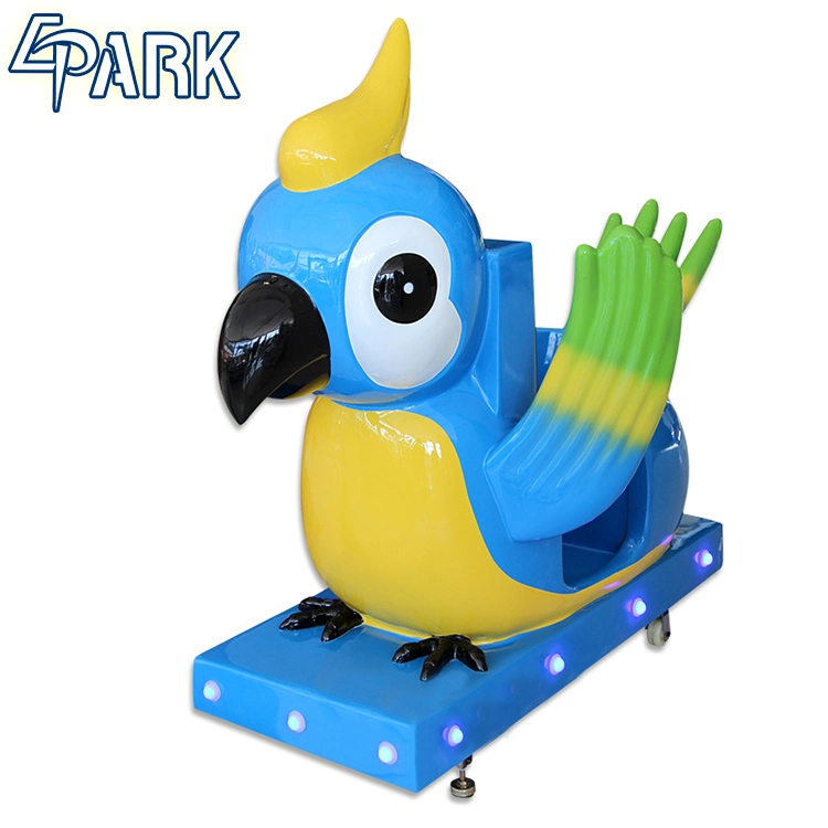 Canton on Bird Parrot with 3D Interactive Screen Kiddie Ride Swing Game Machine Sale Kids